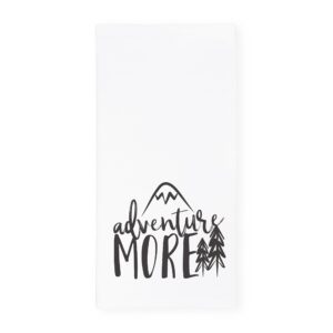 The Cotton & Canvas Co. Adventure More Soft and Absorbent Kitchen Tea Towel, Flour Sack Towel and Dish Cloth