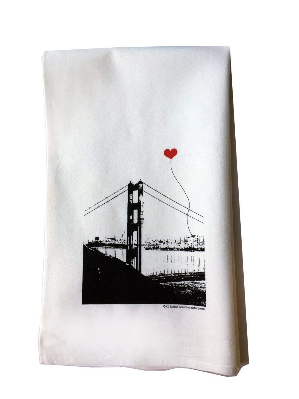 San Francisco Golden Gate Bridge Floursack Tea Towel