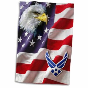 3dRose - USAF - USAF Airforce - Towels (twl-965-1)