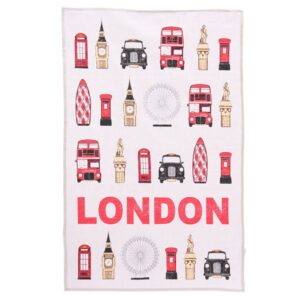 ted smith london landmarks cotton tea towel