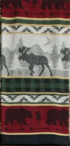 kay dee designs woodland jacquard tea kitchen towel, 18" x 28", various