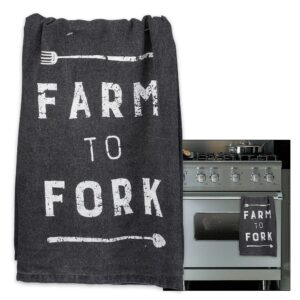 primitives by kathy - dish towel - farm to fork