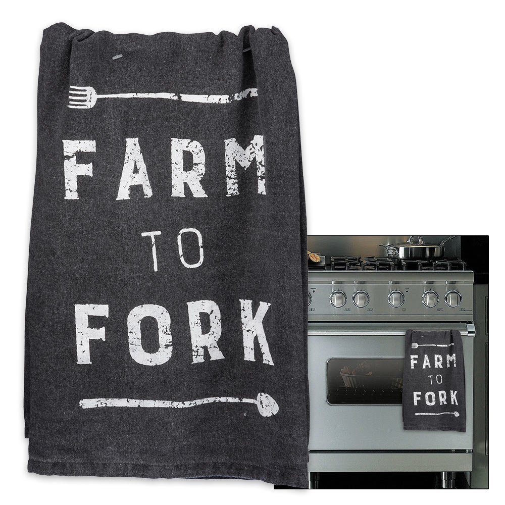 Primitives By Kathy - Dish Towel - Farm to Fork