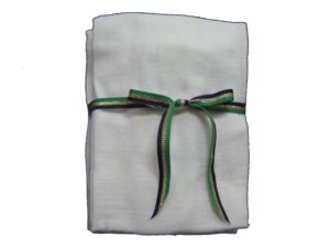 flour sack dish towels 30 inches square 100% soft, white cotton set of three