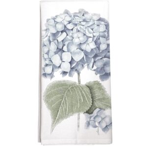 mary lake-thompson montgomery street blue hydrangea cotton flour sack dish towel