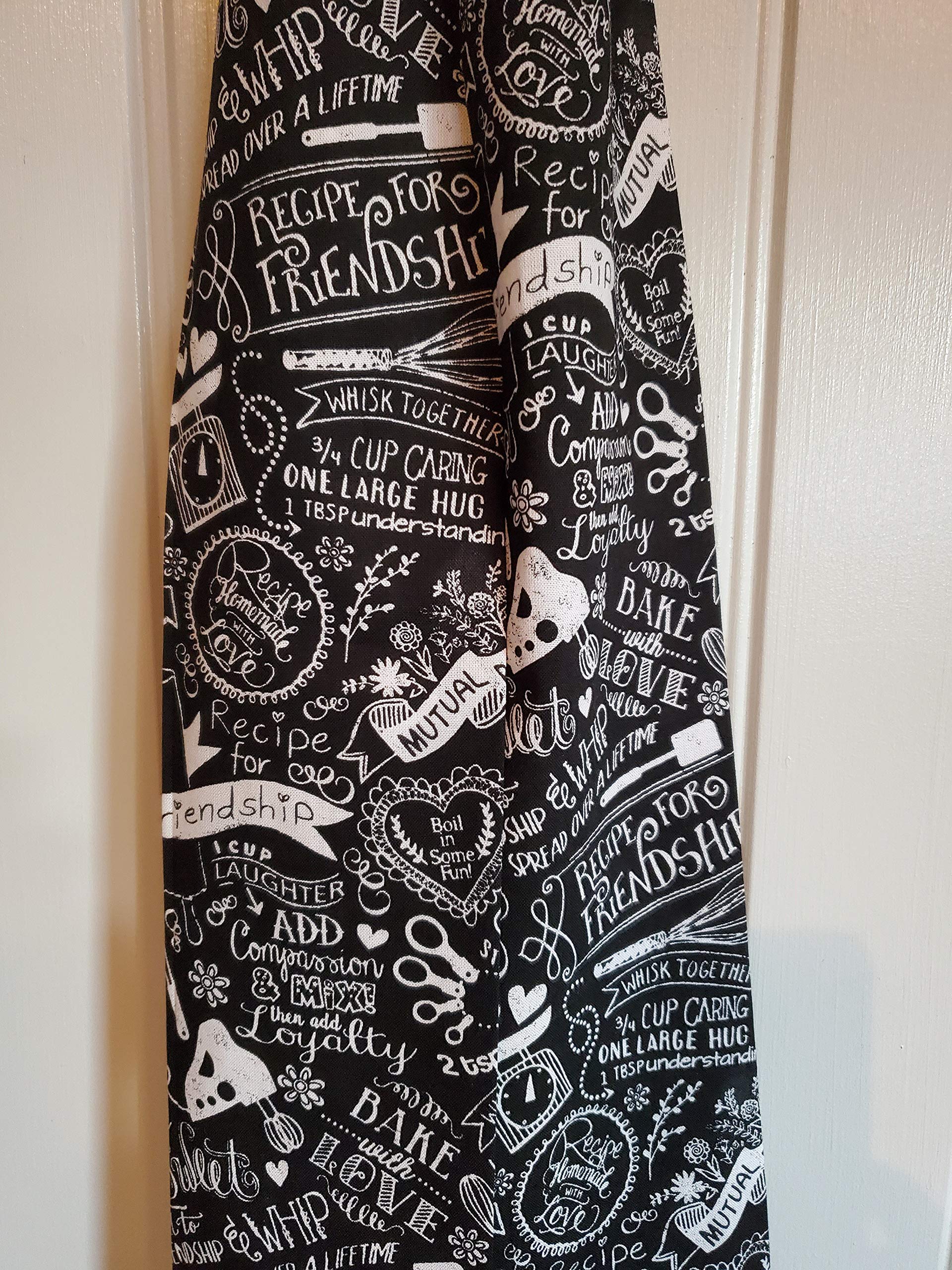 Friendship Kitchen Boa, Neck Apron, Kitchen Neck Scarf, Neck Towel, Kitchen Scarf, Baker’s Boa, Chef’s Towel, Cooking Towel, Grilling Towel, Gifts under $25