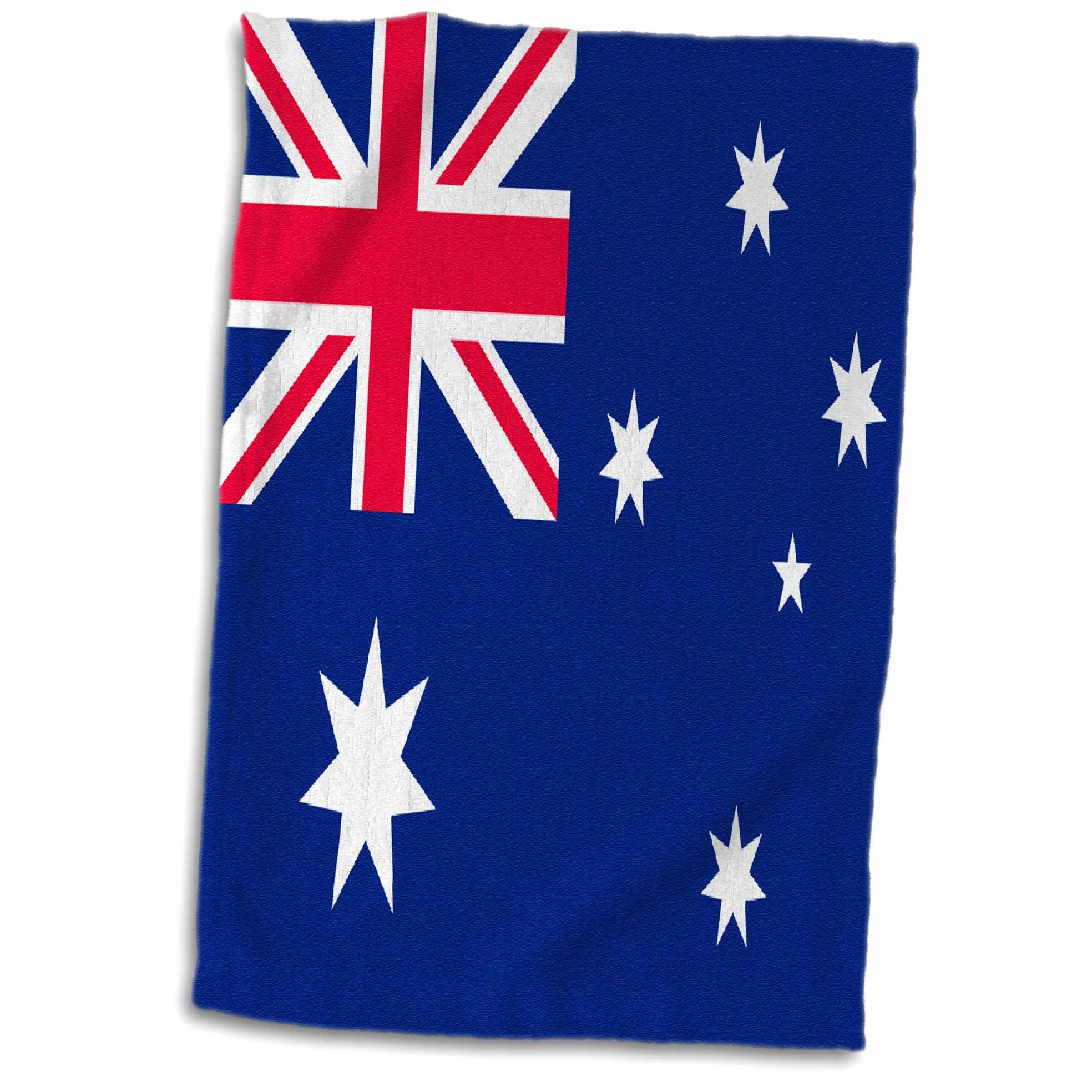 3D Rose Australian Flag Towel, 15 x 22