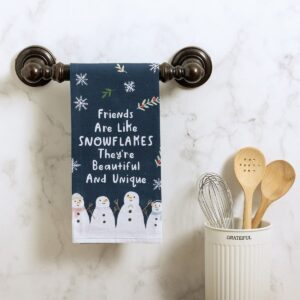 Primitives by Kathy Friends are Like Snowflakes They're Beautiful and Unique Decorative Kitchen Towel