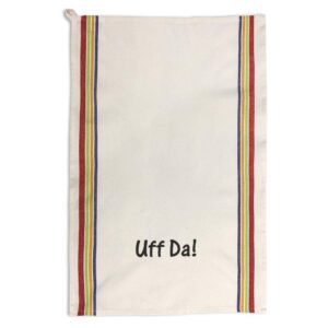 custom decor kitchen towels uff da funny foreign languages foreign languages french cleaning supplies dish towels multi stripe design only