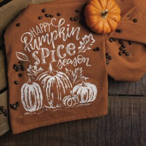 Primitives by Kathy Happy Pumpkin Spice Season Home Décor Kitchen Towel