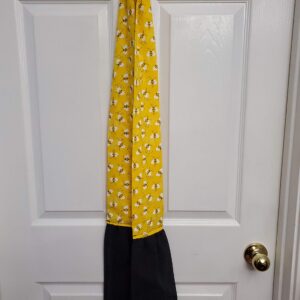 Bumble Bee Neck Towel, Yellow & Black Kitchen Boa, Neck Apron, Kitchen Neck Scarf, Kitchen Scarf, Baker’s Boa, Chef’s Towel, Cooking Towel, Grilling Towel, Gifts under $25
