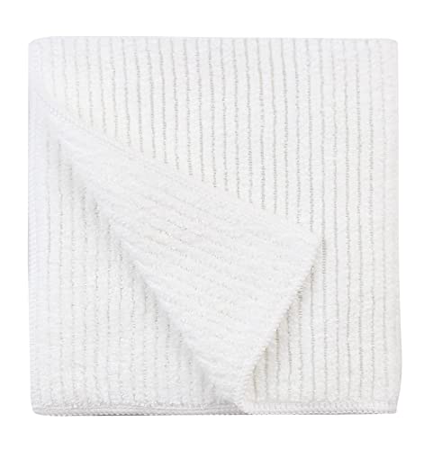 Everplush Absorbent Bar Mop Kitchen Towels, Set of 3, White