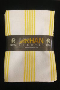 10 pack professional kitchen bar tea towel cleaning drying cloth cotton reusable (yellow)