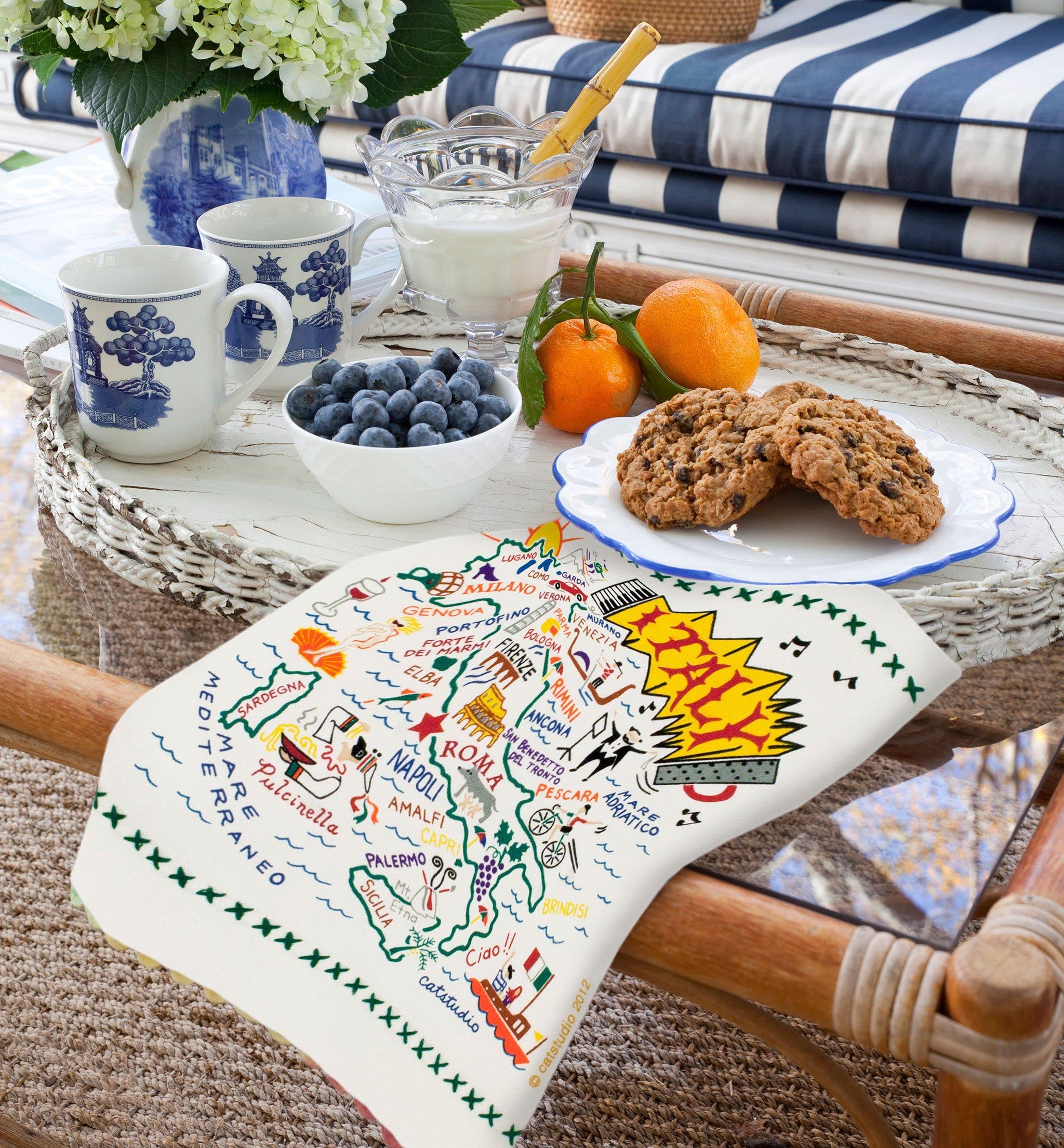 Catstudio Italy Dish & Hand Towel | Great for Kitchen, Bar, & Bathroom