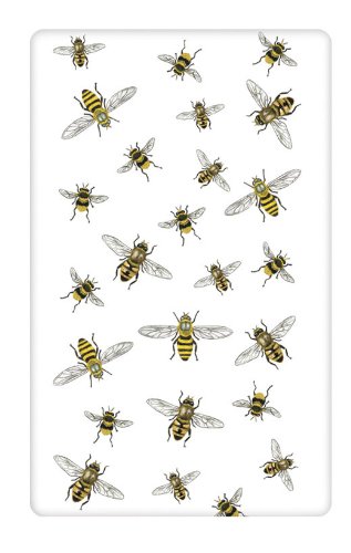 Mary Lake-Thompson Scattered Bees Cotton Flour Sack Dish Towel