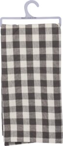 primitives by kathy 39797 rustic dish towel, 20 x 28-inches, small buffalo check
