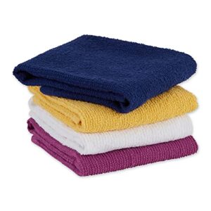 DII Basic Barmop Collection Kitchen, Dishtowel Set, Bold 4 Count