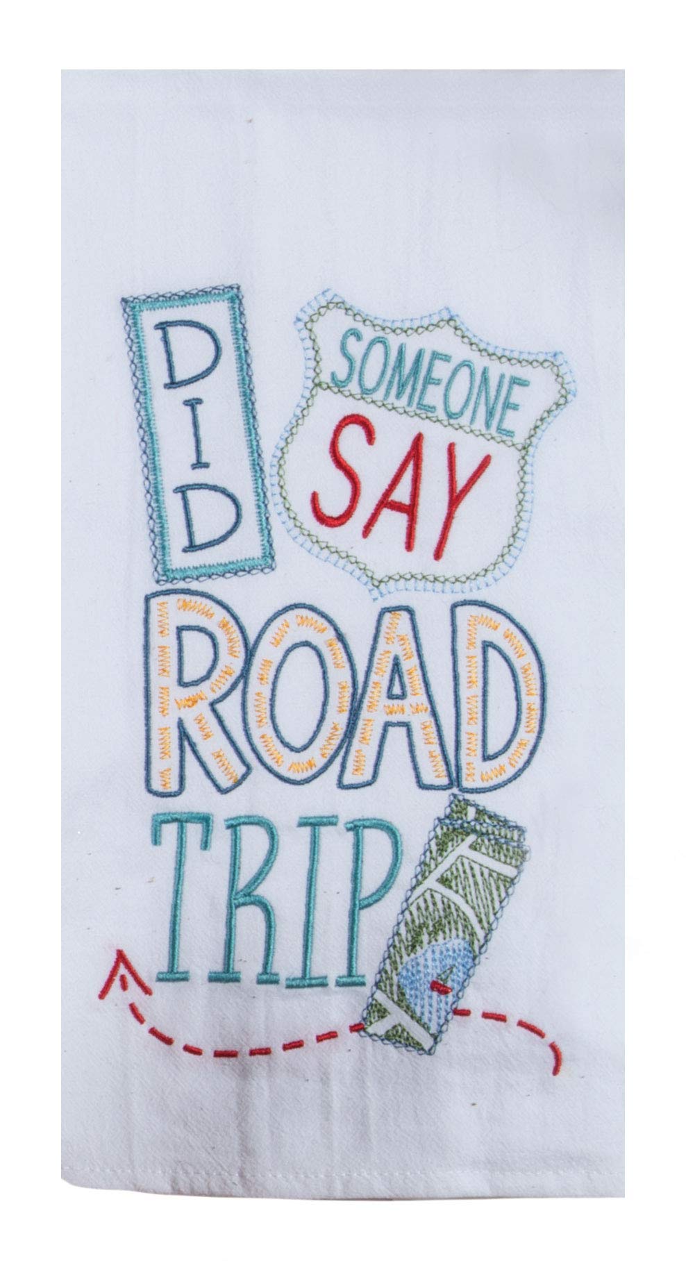 Always Take The Scenic Route And Did Someone Say Road Trip 2 Piece Embroidered Kitchen Towel Bundle