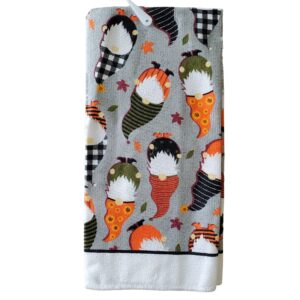 Halloween Kitchen Dish Towel and Pot Holders Set: Gnomes, Happy Hauntings, Spooktacular Home Decor (Gnomes)