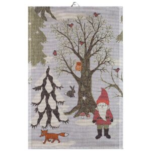 ekelund weavers - julpromenad - cotton kitchen towel