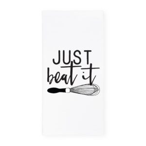the cotton & canvas co. just beat it soft and absorbent kitchen tea towel, flour sack towel and dish cloth