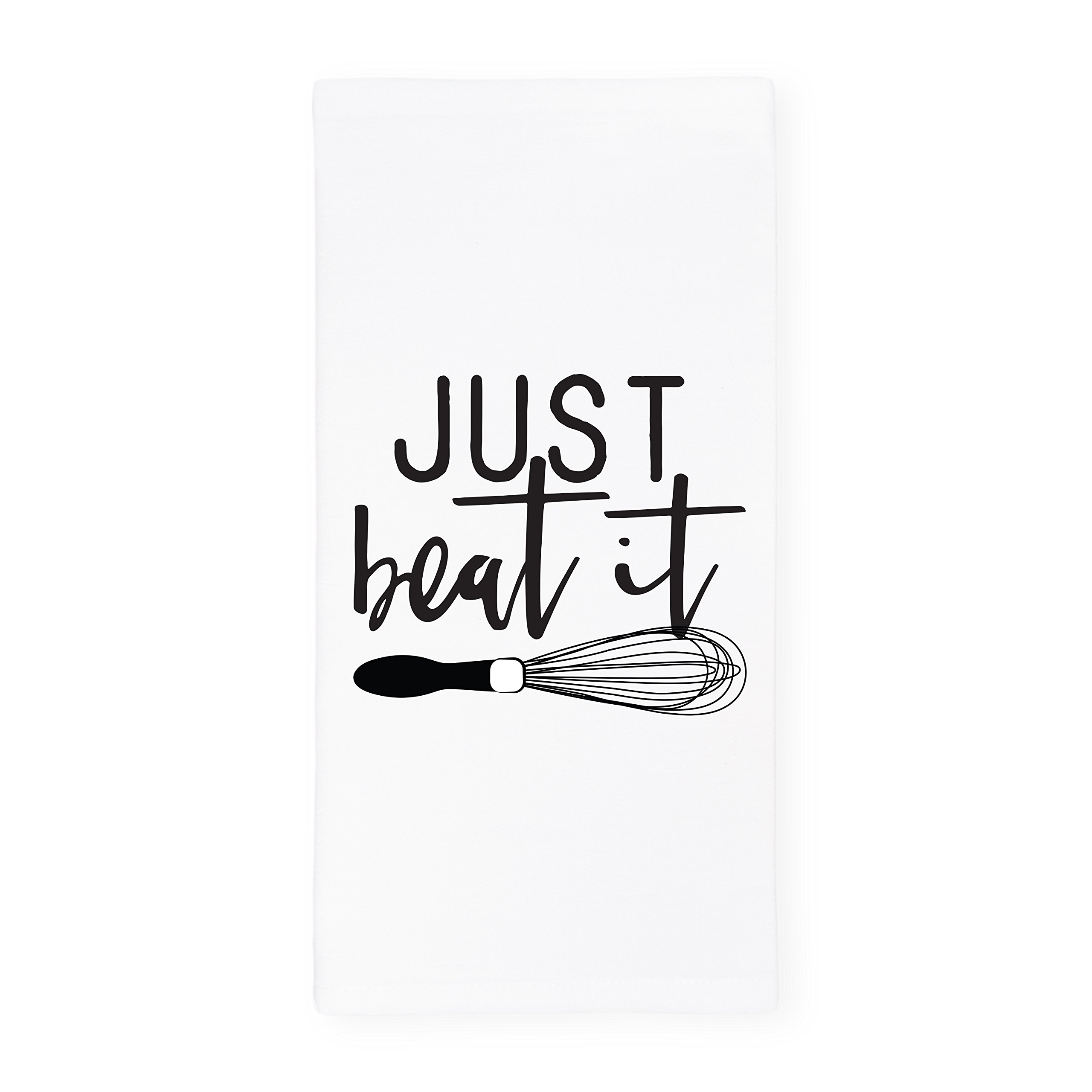 The Cotton & Canvas Co. Just Beat It Soft and Absorbent Kitchen Tea Towel, Flour Sack Towel and Dish Cloth