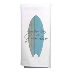 thiswear beach house gifts for women another day in paradise decorative kitchen tea towel white