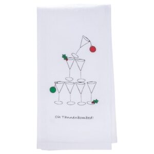 corkpops - holiday bar towels (oh tannenbombed)