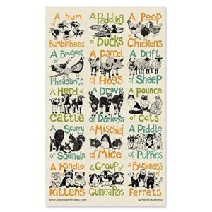 collective noun tea towel by perkins and morley