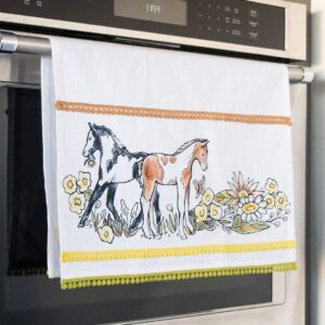 Everything Kitchens 19" x 28" Tea Towel | Hold Your Baby Horses