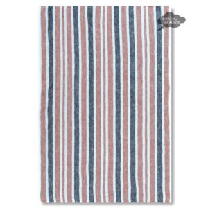 piantarella brick french linen kitchen towel by harmony