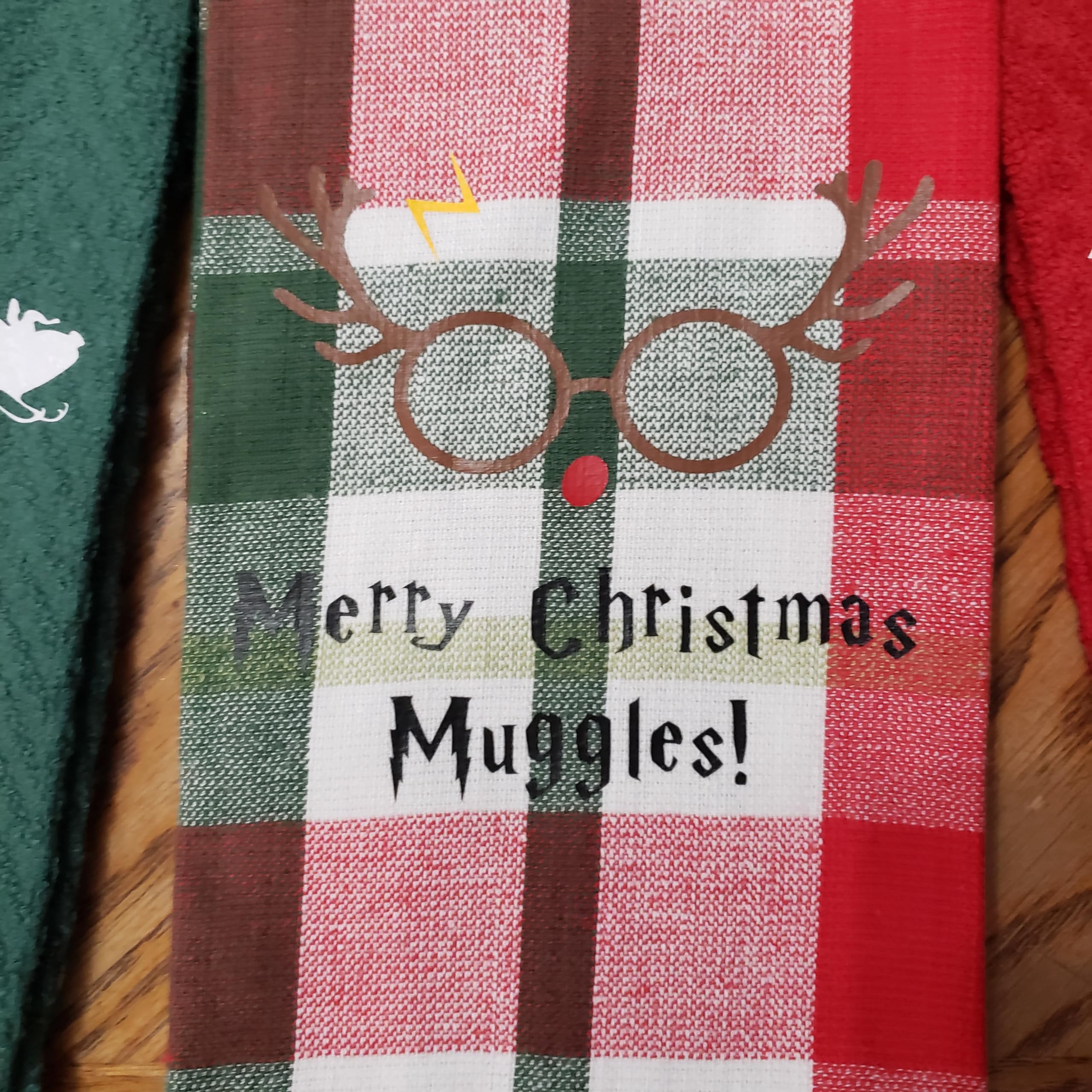 H Potte* Christmas Kitchen/Bathroom Towel Set Potter Gift