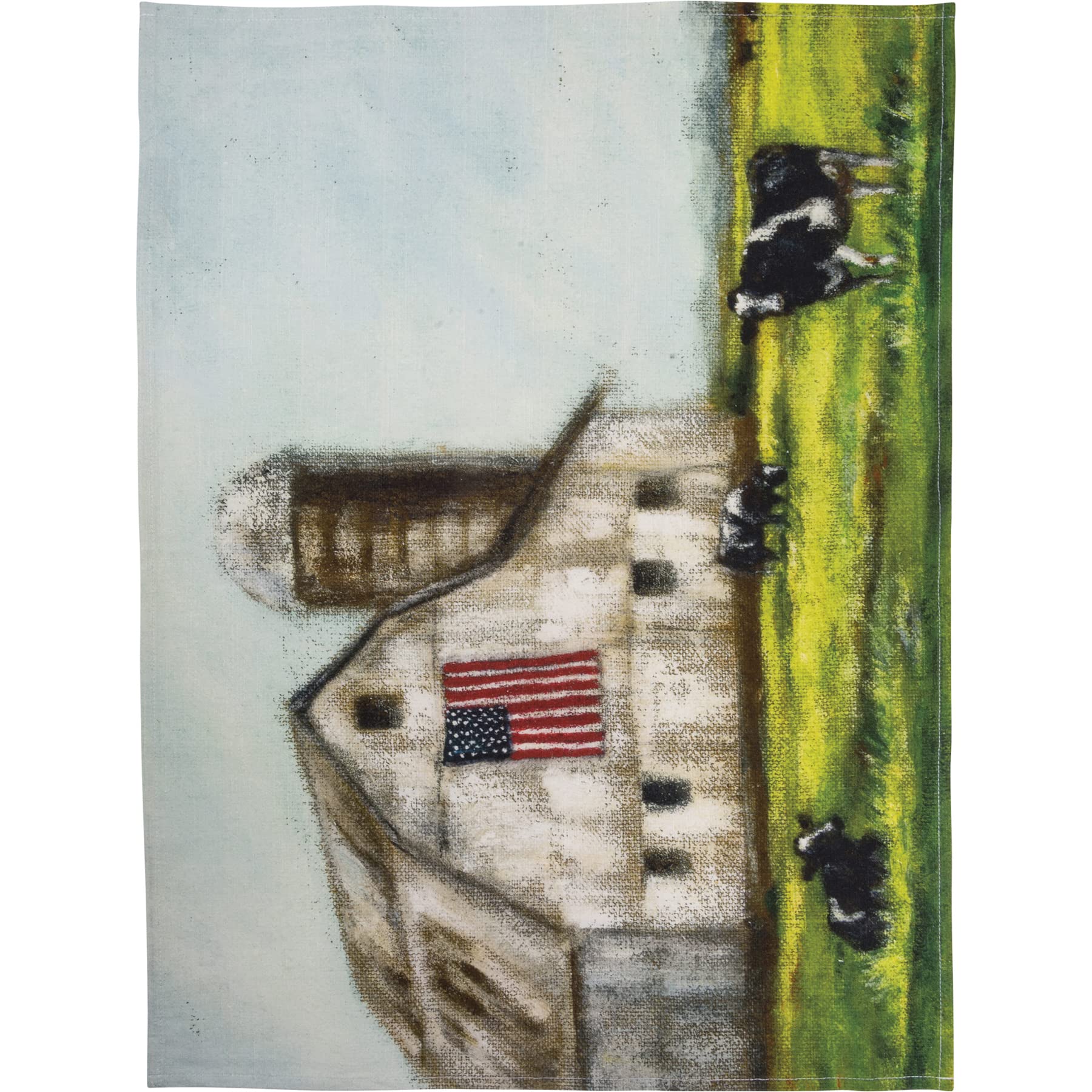 Kitchen Towel - Farm And Flag