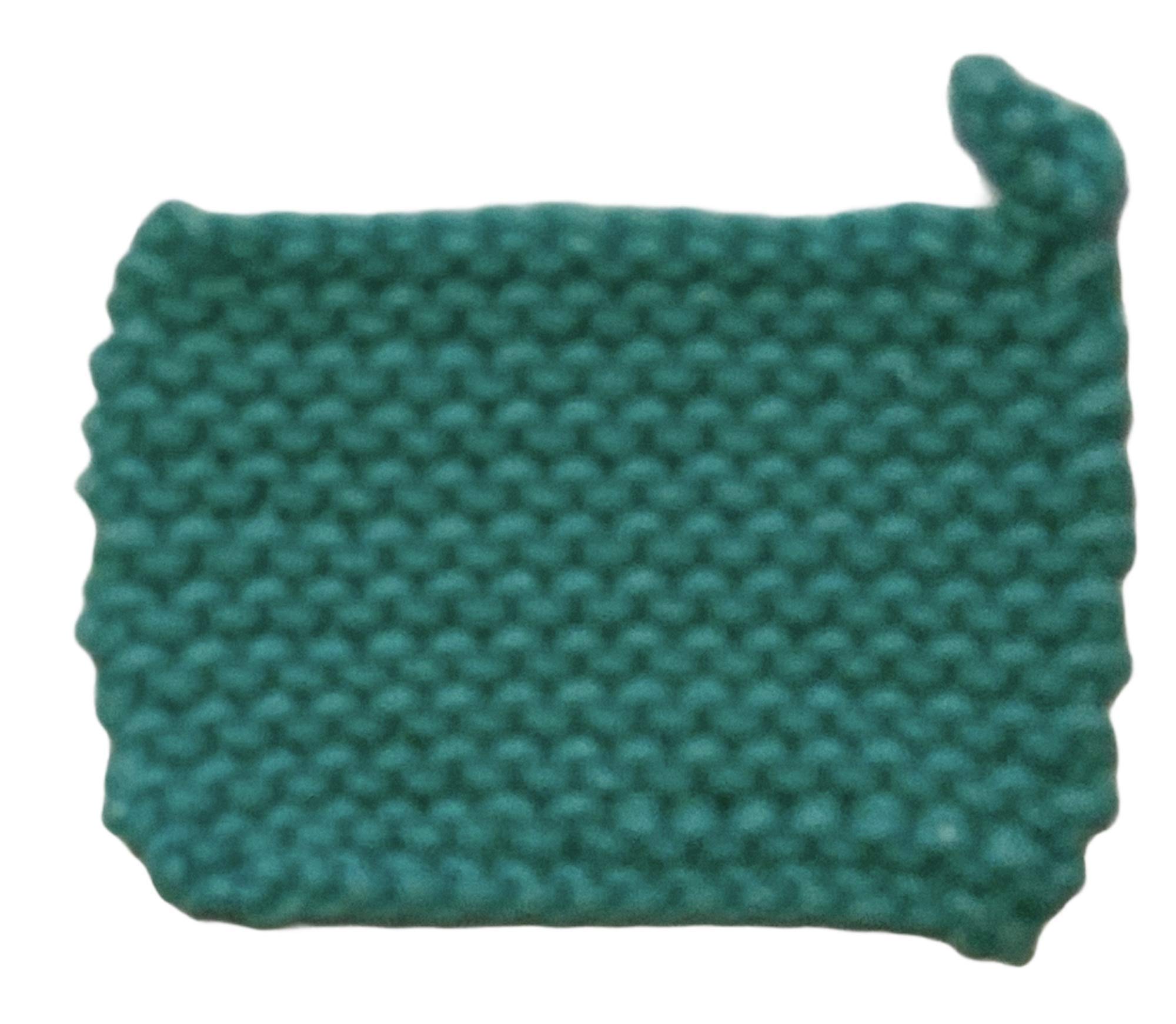 Handmade Knit Nylon Kitchen Scrubbers - Reusable - Sponge - Scouring Pad - Scrubbies - Pot Scrubbers - set of 2 - single layer