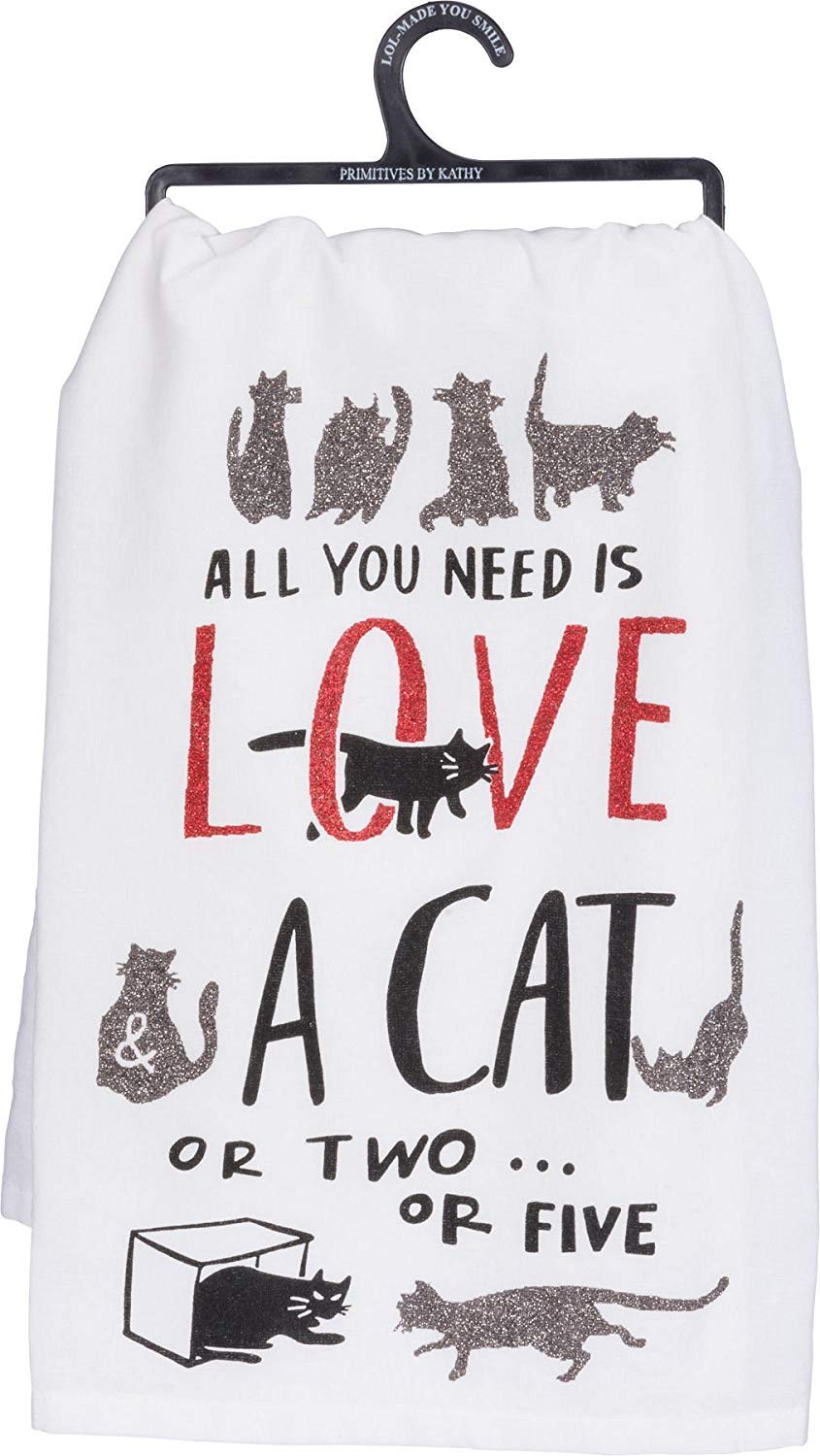 Cat Lover Kitchen 2 Piece Towel Set