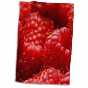 3drose danita delimont - fruit - oregon, keizer, locally grown raspberries. - towels (twl-251359-1)