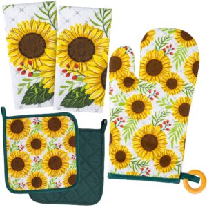 koaland sunflower kitchen towels set of 5