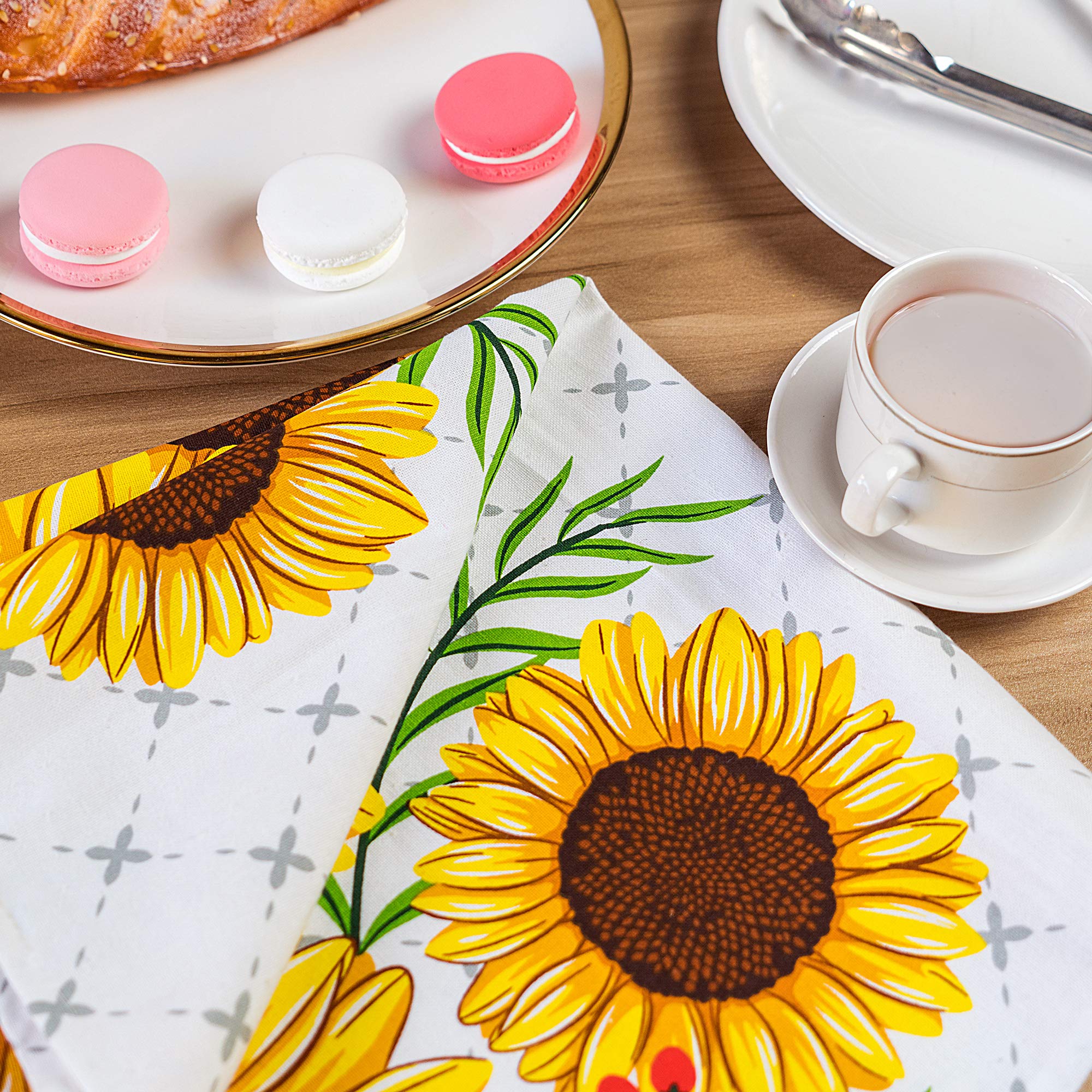 KOALAND Sunflower Kitchen Towels Set of 5