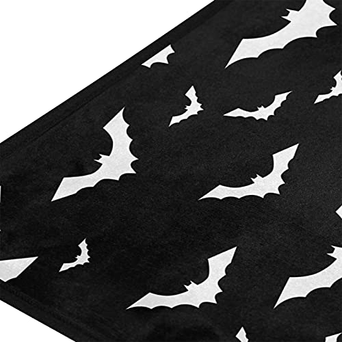 Krafig Halloween Bats Kitchen Rug Non Slip Washable Anti Fatigue Kitchen Mats Runners Floor Comfort Mat Area Rug Carpet for Kitchen Living Room Bathroom Laundry Room Entryway 39x20 Inch