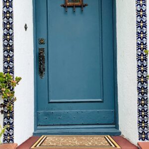 Non-Slip Rubber Back Landing Rug - Landing Mat for Bottom of Stairs - Floormat - Doormat (20" x 30") (Medium, 1999-LM)