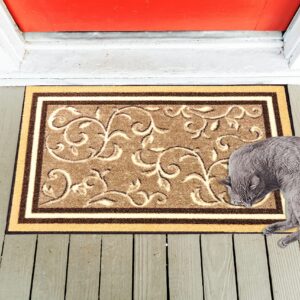 Non-Slip Rubber Back Landing Rug - Landing Mat for Bottom of Stairs - Floormat - Doormat (20" x 30") (Medium, 1999-LM)