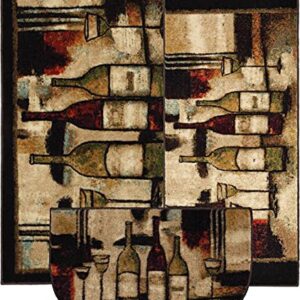 Mohawk Home Mat ,Wine and Glasses, Set