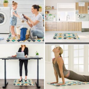 Sofort Kitchen Rugs Set, Cushioned Anti-Fatigue Kitchen Mats for Floor, Comfort Kitchen Rugs and Mats, Non-Slip Waterproof Standing Mat for Kitchen, Laundry, Sink, Office