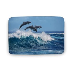 happy dolphin kitchen mat and rugs cushioned anti-fatigue kitchen mats 16"x 24"non slip waterproof kitchen mats and rugs for kitchen floor home office sink laundry
