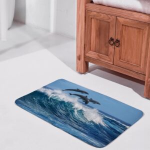 Happy Dolphin Kitchen Mat and Rugs Cushioned Anti-Fatigue Kitchen mats 16"x 24"Non Slip Waterproof Kitchen Mats and Rugs for Kitchen Floor Home Office Sink Laundry