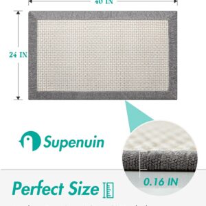 SUPENUIN Kitchen Rugs Washable, Kitchen Floor Mats for in Front of Sink Absorbent Kitchen Mat, Kitchen Area Rugs Non Skid Washable, Runner Rugs for Kitchen Floor