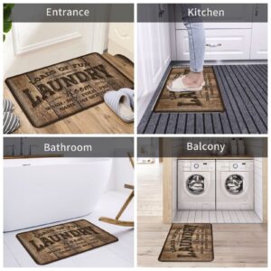 Summer Rug Laundry Room Runner Non Slip Laundry Mat Doormats with Sayings Decor for Man Cave (Size : 65X90CM)