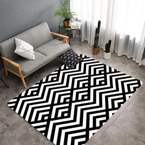 black and white checkered rug bathroom rug 4 ' x 6 ' area rugs rugs vintage runner rug non slip washable hallway entry carpet, for layered door mats washable carpet for front porch, kitchen