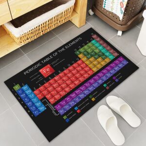 Kitchen Mat 2PCS, Periodic Table of Elements Kitchen Rugs for Kitchen Organization, Home Decor Anti-Fatigue Kitchen Floor Mats Non-Slip Kitchen Decor Runner Rug, Room Decor Standing Desk Mats