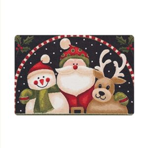 jeiento kitchen floor comfort mat non slip standing mats kitchen runner and rug waterproof cushioned kitchen rug christmas santa,snowman,reindeer